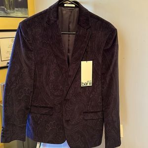 NWT bar111 38S (Slim) Blue Designed Suit Jacket New With Tags